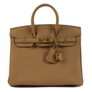 Hermes Birkin 25 Biscuit Togo GHW