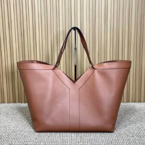 YSL – Y Cabas Tote Bag Brown