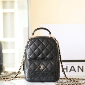 Chanel 24A Multifunctional Mini Backpack Black