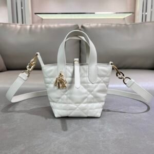 Dior Toujours Vertical Bag White